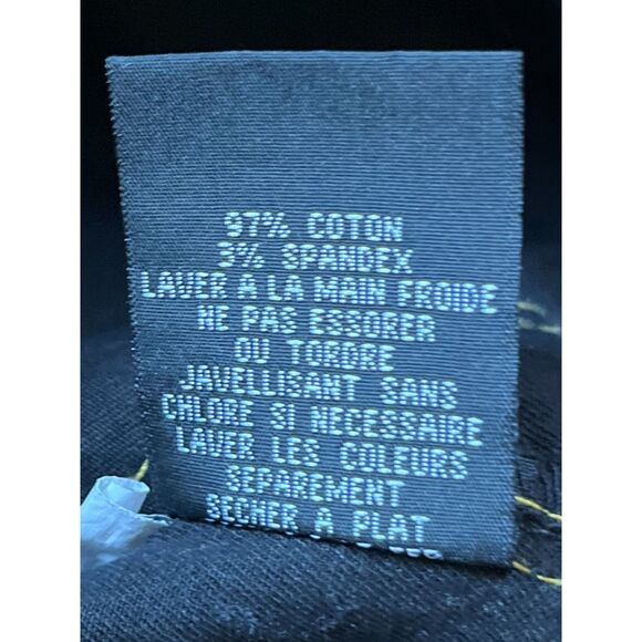 Tripp NYC Black Yellow Rave Alt Girl Highlighter Dance Pants Women's Size 30 - Picture 4 of 11